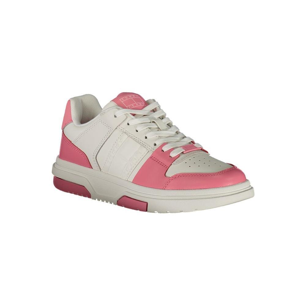 Tommy Hilfiger Pink Leather Women Sneaker TO-36732-EU36/US6