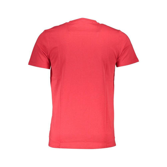 Cavalli Class Red Cotton Men T-Shirt CA-36868-XL