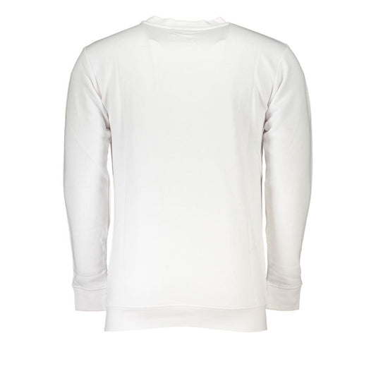 Cavalli Class White Cotton Sweater CA-26714-L