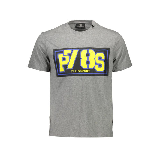 Plein Sport Grigio Cotton Men's T-Shirt 1728,67403481248,Clothing,Gray,M,Men,New with tags,Plein Sport,S,T-Shirts - Clothing,T-Shirts - T-Shirts - Clothing,XL,XXL