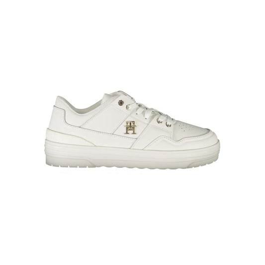 Tommy Hilfiger White Leather Women Sneaker 1728,67403481248,Athletic - Sneakers - Shoes,EU36/US6,EU37/US7,EU39/US9,EU40/US10,EU41/US11,New with tags,Shoes,Sneakers - Shoes,Tommy Hilfiger,White,Women