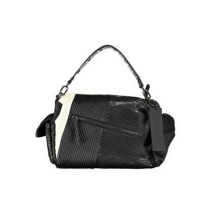 Desigual Nero Poliuretano Women Handbag