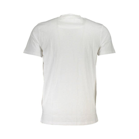 Cavalli Class White Cotton T-Shirt CA-26253-L