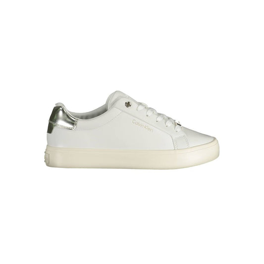 Calvin Klein Bianco Pelle Women Sneaker 1728,67403481248,Athletic - Sneakers - Shoes,Calvin Klein,EU37/US7,EU38/US8,EU39/US9,EU40/US10,EU41/US11,New with tags,Shoes,Sneakers - Shoes,White,Women