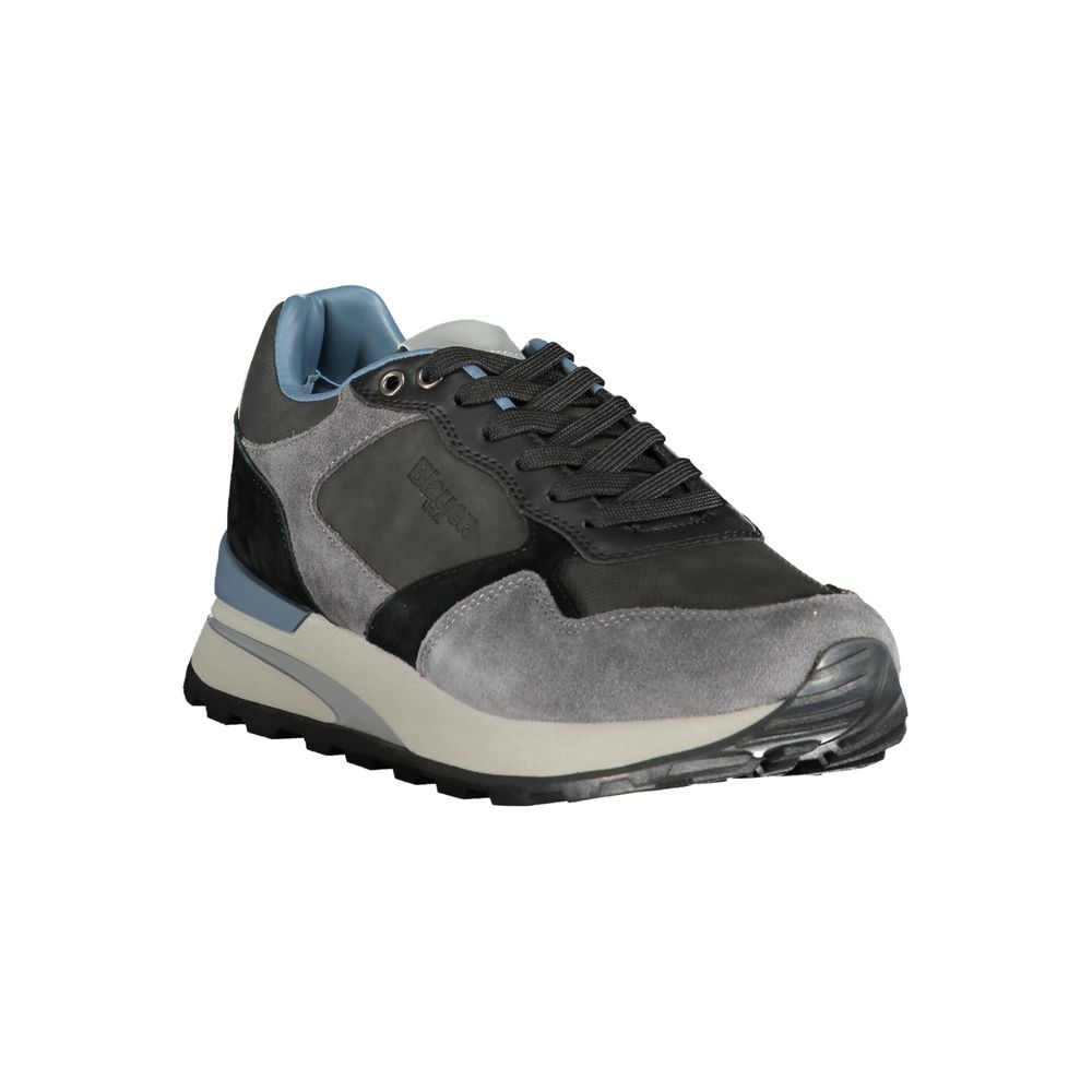 Blauer Grigio Poliuretano Men Sneaker 1728,67403481248,Athletic - Sneakers - Shoes,Blauer,EU40/US7,EU41/US8,EU42/US9,EU43/US10,EU44/US11,EU45/US12,Gray,Men,New with tags,Shoes,Sneakers - Shoes