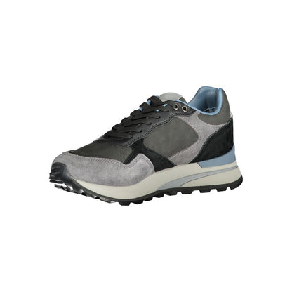 Blauer Grigio Poliuretano Men Sneaker 1728,67403481248,Athletic - Sneakers - Shoes,Blauer,EU40/US7,EU41/US8,EU42/US9,EU43/US10,EU44/US11,EU45/US12,Gray,Men,New with tags,Shoes,Sneakers - Shoes