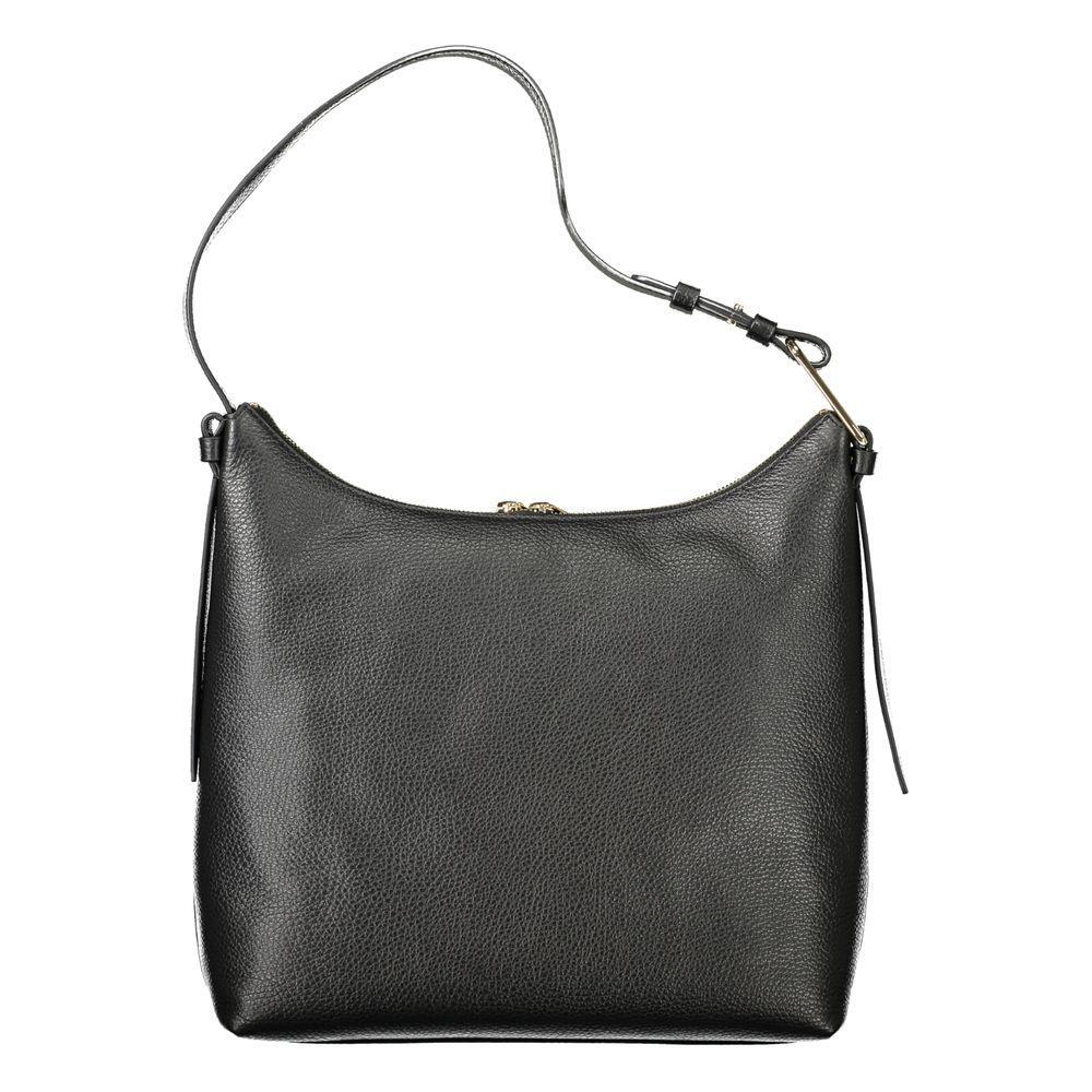 Front view with bag zipped and handles upright.