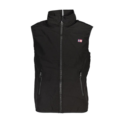 Scuola Nautica Black Polyester Men Jacket