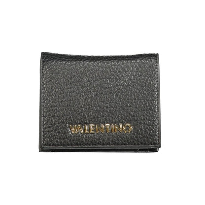 Mario Valentino Black Polyurethane Women Wallet