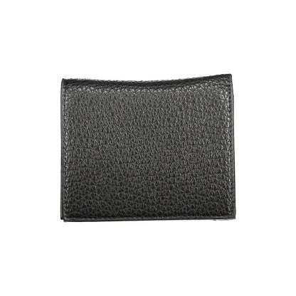 Mario Valentino Black Polyurethane Women Wallet