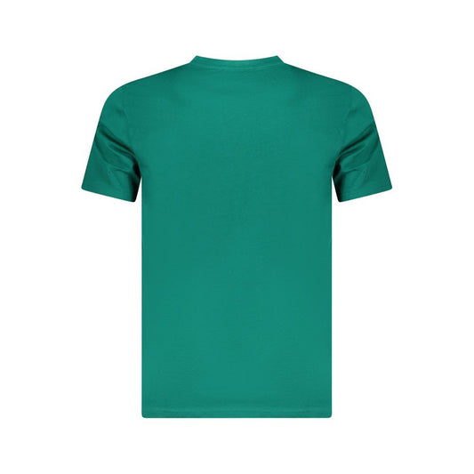 Cavalli Class Green Cotton T-Shirt CA-36647-M