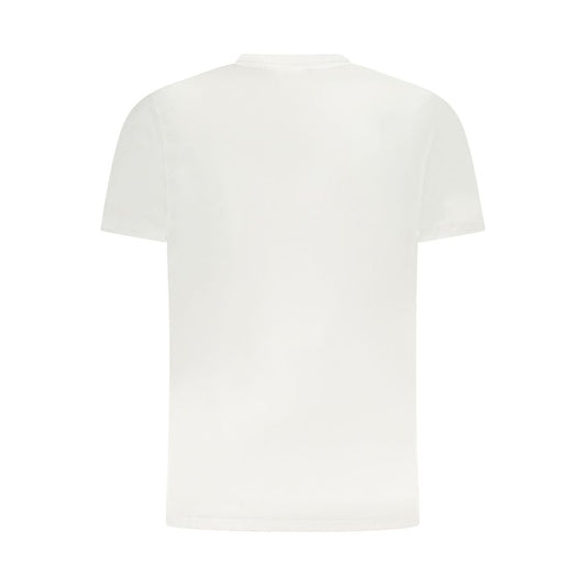 Cavalli Class White Cotton Men T-Shirt CA-36716-M