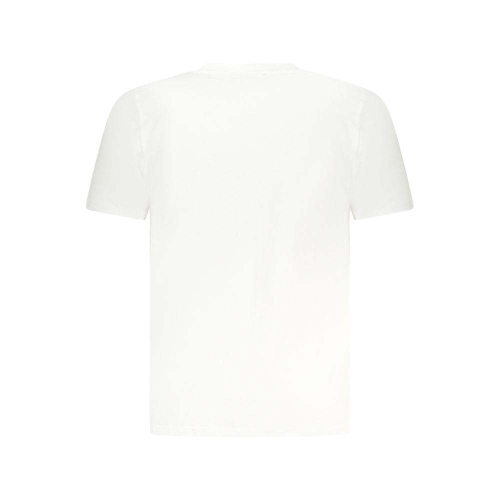 Cavalli Class White Cotton T-Shirt CA-38686-M