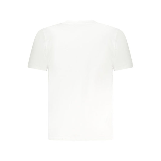 Cavalli Class White Cotton T-Shirt CA-38686-M