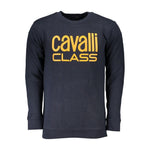 Cavalli Class Blue Cotton Sweater CA-26738-L