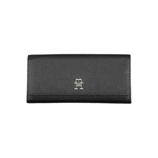 Tommy Hilfiger Black Polyurethane Women Wallet 1728,67403481248,Accessories,Black,New with tags,Tommy Hilfiger,Wallets - Accessories,Wallets - Wallets - Accessories,Women