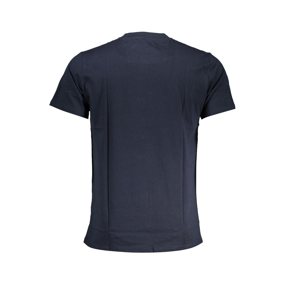 Cavalli Class Blue Cotton T-Shirt CA-28622-M