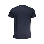 Cavalli Class Blue Cotton T-Shirt CA-28622-M