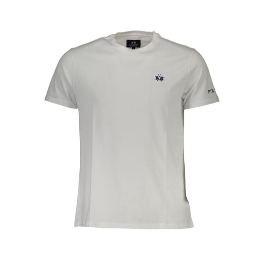La Martina White Cotton Men's T-Shirt