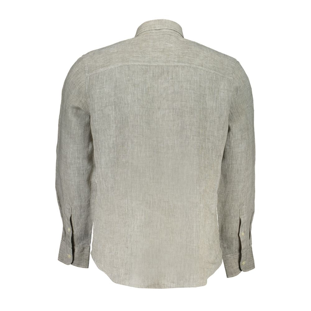 North Sails Grigio Lino Men Shirt