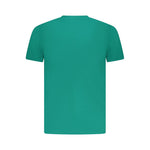 Cavalli Class Green Cotton Men T-Shirt CA-36651-M