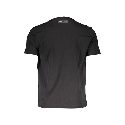 Plein Sport Black Cotton Men TShirt PL-10250-M