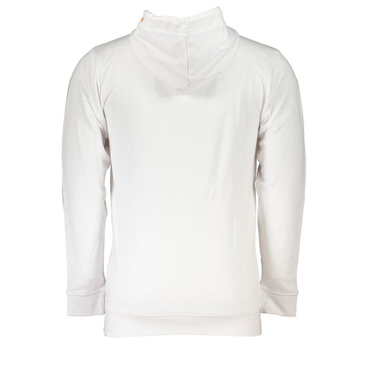 Cavalli Class White Cotton Mens Hooded Sweater CA-26785-S