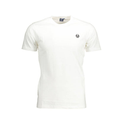 Sergio Tacchini White Cotton Men's T-Shirt