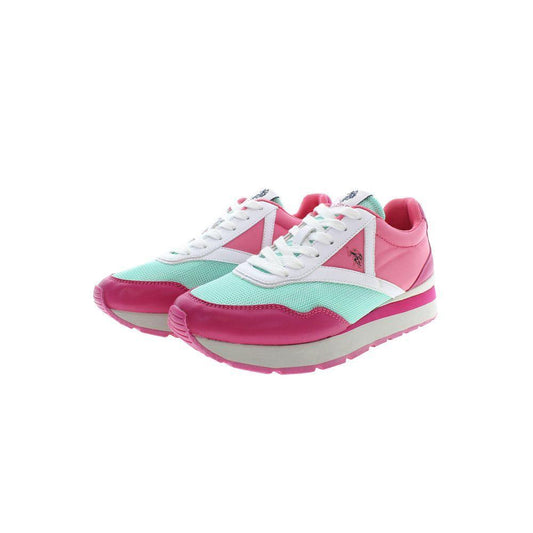 U.S. POLO ASSN. Pink Polyester Women Sneaker US-37514-EU36/US6