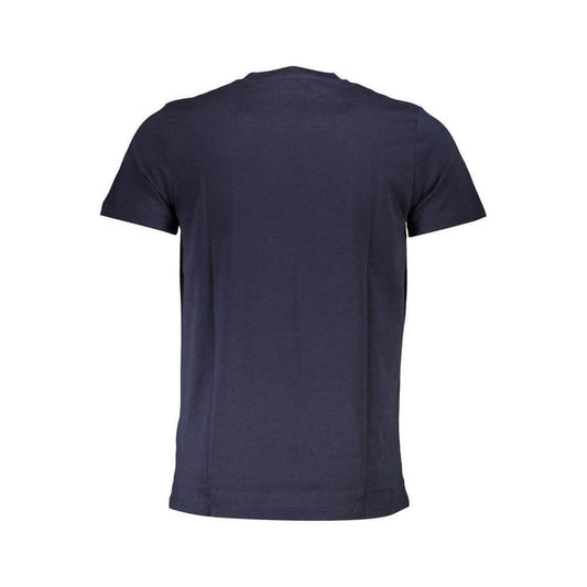 Cavalli Class Blue Cotton Men T-Shirt CA-37679-L