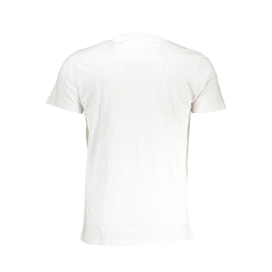 Cavalli Class White Cotton T-Shirt CA-28619-XL