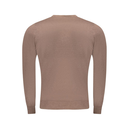 Cavalli Class Brown Viscose Men Sweater CA-33478-M