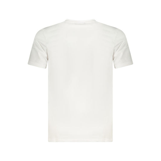 Cavalli Class White Cotton Men T-Shirt CA-36684-M