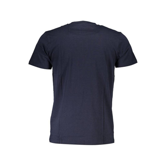 Cavalli Class Blue Cotton Men T-Shirt CA-37137-XL