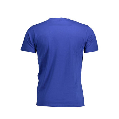 Sergio Tacchini Blu Cotton Men T-Shirt