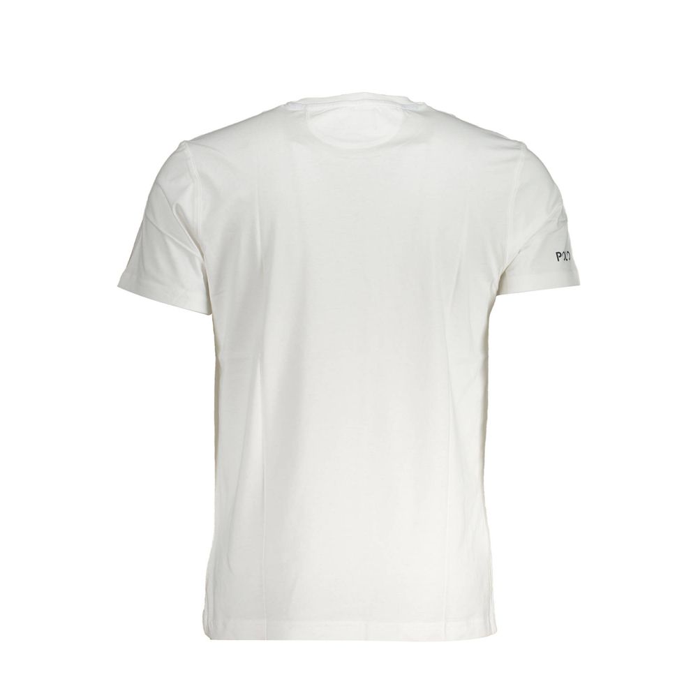 La Martina Bianco Cotton Men T-Shirt