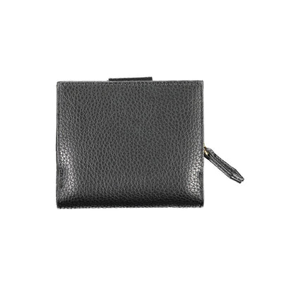 Mario Valentino Black Polyurethane Women Wallet