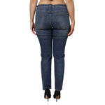 Dolce & Gabbana Blue Low Waist Cotton Skinny Denim Jeans PAN76503-48