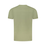 Cavalli Class Green Cotton Men T-Shirt CA-36697-M