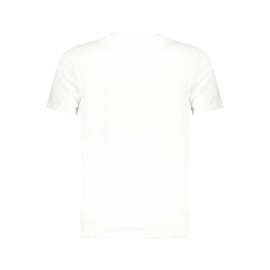 Cavalli Class White Cotton Men T-Shirt CA-36683-M