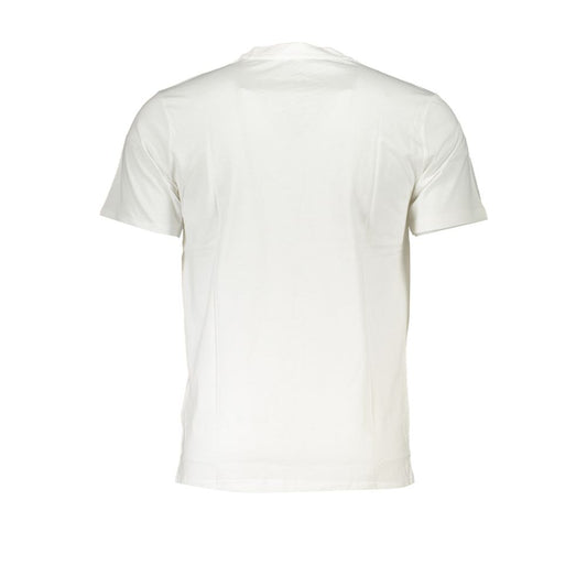 Cavalli Class White Cotton T-Shirt CA-26763-XXL