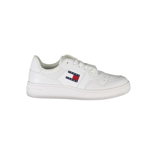 Tommy Hilfiger White Leather Women Sneaker 1728,67403481248,Athletic - Sneakers - Shoes,EU36/US6,EU37/US7,EU38/US8,EU39/US9,EU40/US10,EU41/US11,New with tags,Shoes,Sneakers - Shoes,Tommy Hilfiger,White,Women