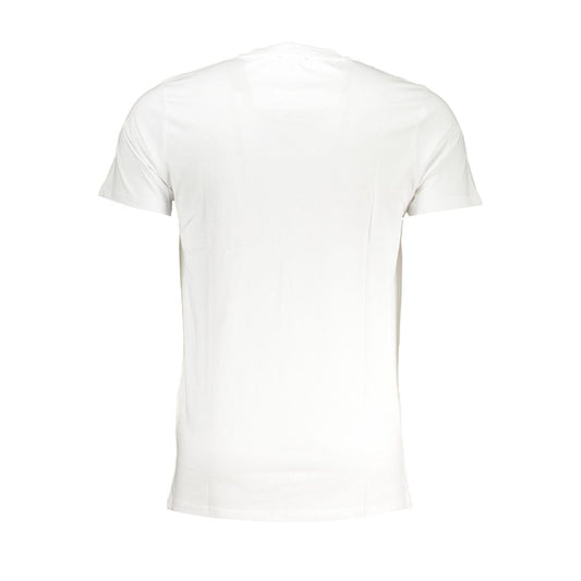 Cavalli Class White Cotton T-Shirt CA-28623-L