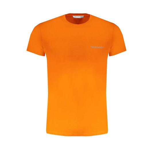 Trussardi Arancione Cotton Men T-Shirt 1728,67403481248,Clothing,L,M,Men,New with tags,Orange,S,T-Shirts - Clothing,T-Shirts - T-Shirts - Clothing,Trussardi,XL,XXL