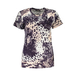 Cavalli Class Pink Cotton Tops & T-Shirt CA-26822-XS