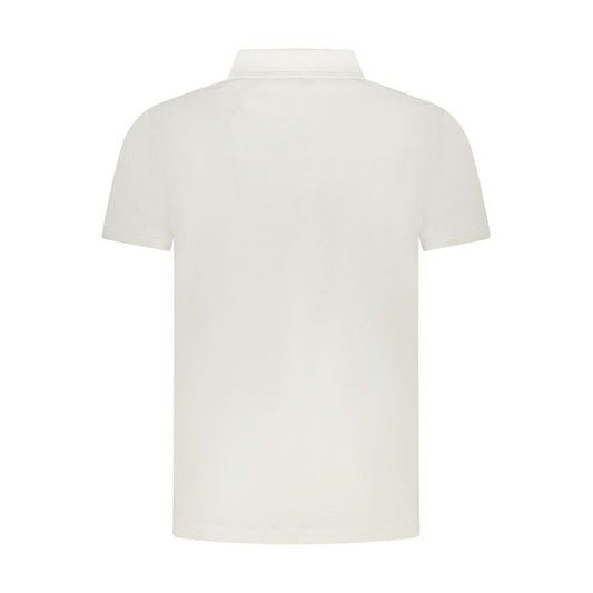 Cavalli Class White Cotton Men Polo Shirt CA-36686-M