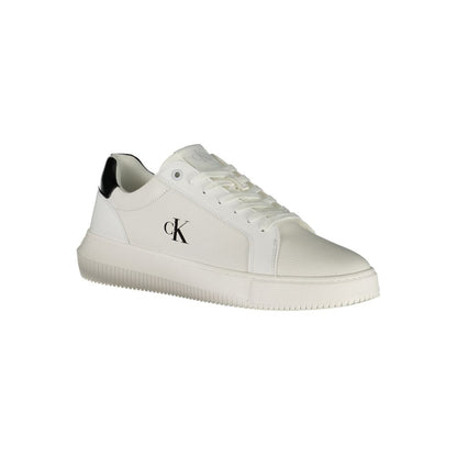 Calvin Klein Bianco Polyurethane Men Sneaker 1728,67403481248,Athletic - Sneakers - Shoes,Calvin Klein,EU40/US7,EU41/US8,EU42/US9,EU43/US10,EU44/US11,EU45/US12,Men,New with tags,Shoes,Sneakers - Shoes,White