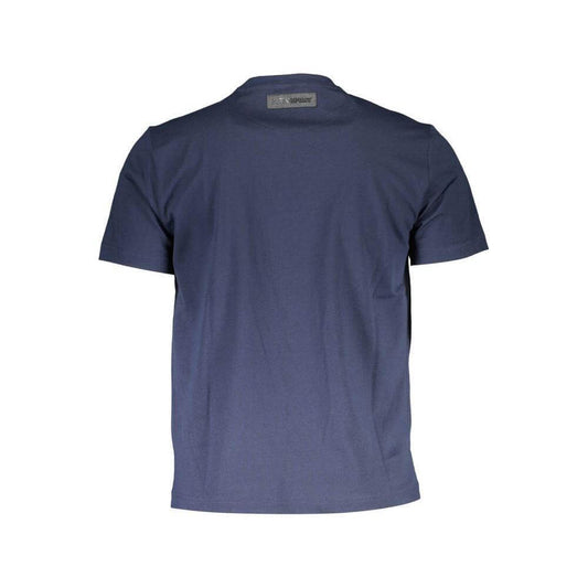Plein Sport Blue Cotton Men T-Shirt