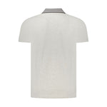 Cavalli Class Gray Cotton Polo Shirt CA-38693-M