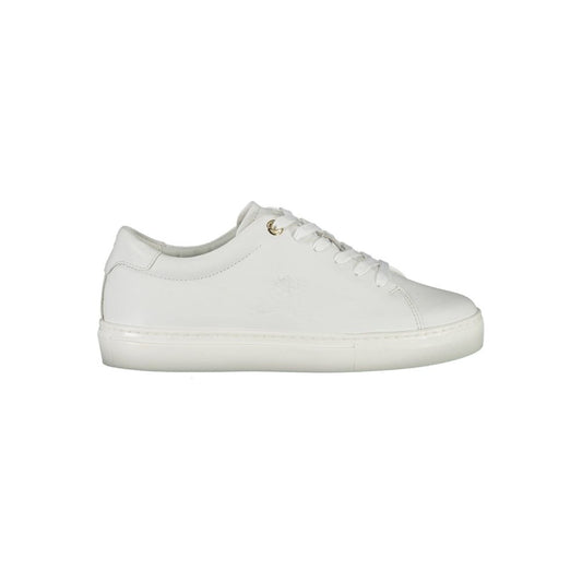 Tommy Hilfiger Bianco Leather Women Sneaker 1728,67403481248,EU38/US8,EU39/US9,EU40/US10,Low Tops - Sneakers - Shoes,New with tags,Shoes,Sneakers - Shoes,Tommy Hilfiger,White,Women